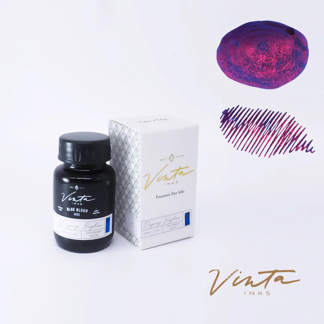 Vinta Inks - Blue Blood (Dugong Bughaw 1521) – Gourmet Pens Shop