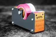 Galen Leather Wooden Multi Washi Tape Dispenser - Mahogany - Small