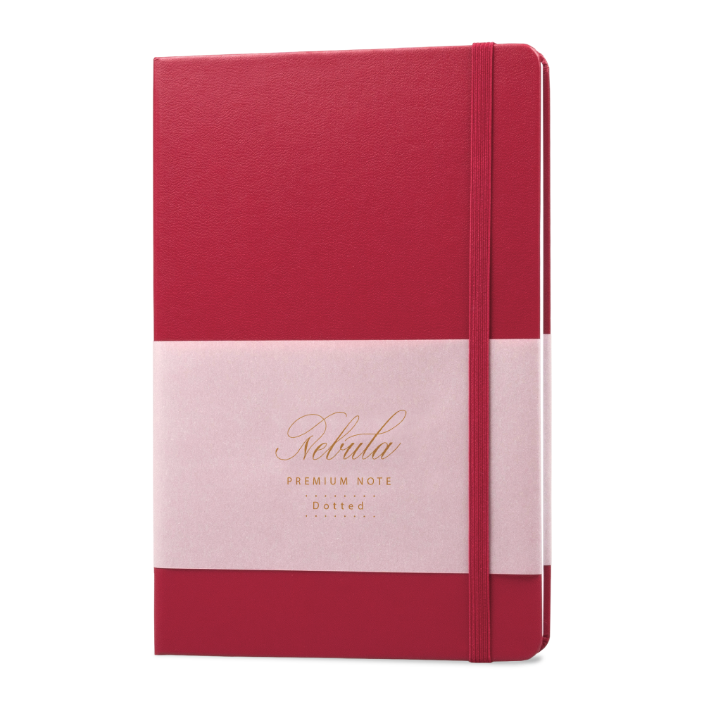Nebula Note Premium Notebook - Dotted - Ruby Wine