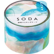 SODA Transparent MT Tape - 30mm Watercolor CMT30-009