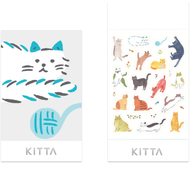 KITTA Sticky Note Seal - Cat KIT026