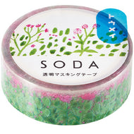 SODA Transparent MT Tape - 15mm Plant CMT15-003