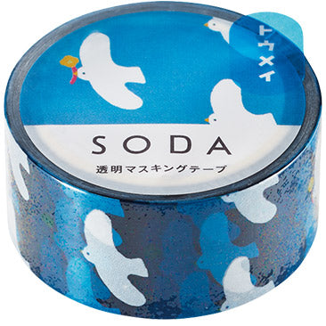 SODA Transparent MT Tape - 20mm Blue Sky
